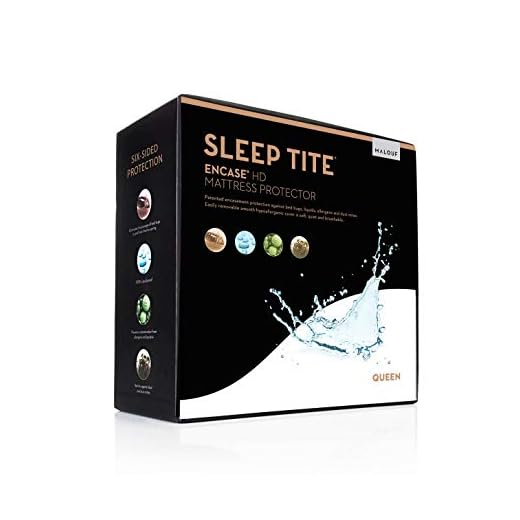MALOUF Sleep TITE ENCASE Lab Certified Bed Bug Proof Mattress Encasement Protector - Hypoallergenic - 100% Waterproof - 15 Year Warranty - Vinyl Free - Queen