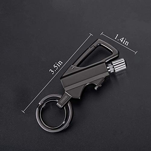 Yusud Permanent Match, Flint Fire Starter Never Ending Match Keychain Lighter With Bottle Opener, Forever Waterproof Matches Strike Anywhere, Survival Cool Lighters For Camping #TOP6