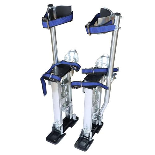 Adjustable Aluminum Drywall Stilts (24-40 Inches)