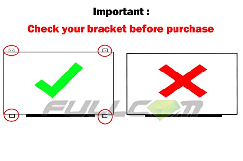 Image of New Replacement Screen for N173FGA-E34 17.3 inch HD+ 1600x900 TN 30 Pin Non-Touch with Brackets Compatible with LTN173KT04-L01 LTN173KT04-301 for Laptop /Display /Screen /LCD Application