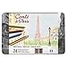 Produktbild Conté à Paris 2182 Pastellstifte 24er Set  Hochpigmentierte Künstlerstifte, Pastellfarben für Skizzen & Zeichnungen, Detailarbeiten, Landschaftsmalerei, Porträts, Made in France