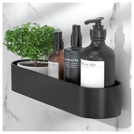 Qeekzeel Duschablage Ohne Bohren Duschregal Duschkorb Organizer Nagelfrei Selbstklebend Space Aluminum Kein Schaden Wandhängend Matte Finish Für Badezimmer Küche