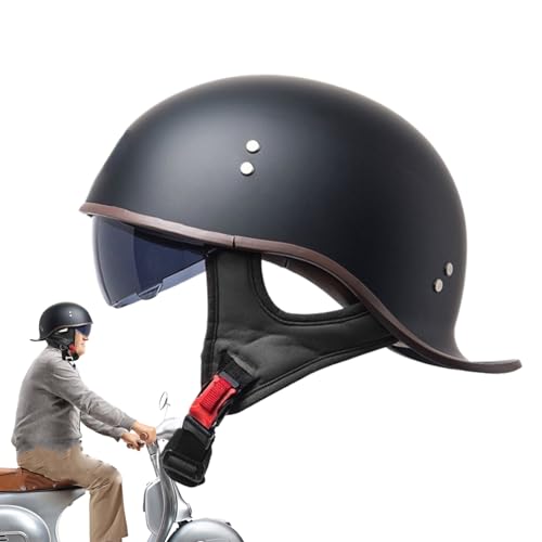 Casques de moto légers à visière intégrée pour la ville