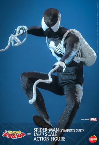 Marca: Marvel Hot Toys Hono Studio Marvel Comics Spider-Man (Symbiote Suit) - Personaggio da collezione in scala 1/6, 30,5 cm