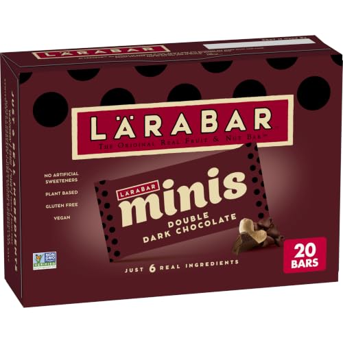 Larabar Minis Double Dark Chocolate Fruit & Nut Bars, 20 ct, 15.6 oz