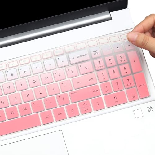 Keyboard Cover for HP 15.6\" Laptop 15-fc 15-fd Series, HP Pavilion 15-eg 15-eh/er, HP Pavilion 17z 17-cn 17-cp 15z-fc000 15t-fd000 15t-eg300 15-fc0093dx 15-fc0025dx 15-fd0083wm 15-fd0107dx 17t-cn300 - Thumbnail 5