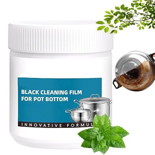 Pâte nettoyante puissante pour résidus brûlés, dégraissante et nettoyante multi-usages pour tous types d'ustensiles de cuisine (260, Grammes)