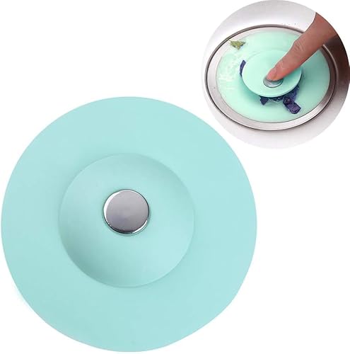 LUAMY 排水口カバー シンクストッパー シリコン床ドレン フロア排水カバー 排水口ふた 浴槽ストッパー 止水フタ シンク カバーフィルター ストレーナ 防臭 ゴミ受け 脱臭 快速排水 バス用 浴室用ユニット 風呂場用 家庭用 バスルーム トイレ キッチ