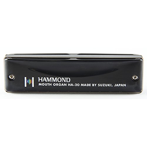 Suzuki HA-20-G Promaster Hammond Professional 10-Hole Diatonic Harmonica, Key of G