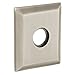 Baldwin R033.IPV Individual 3.225" Height Square Privacy Rosette, Satin Nickel