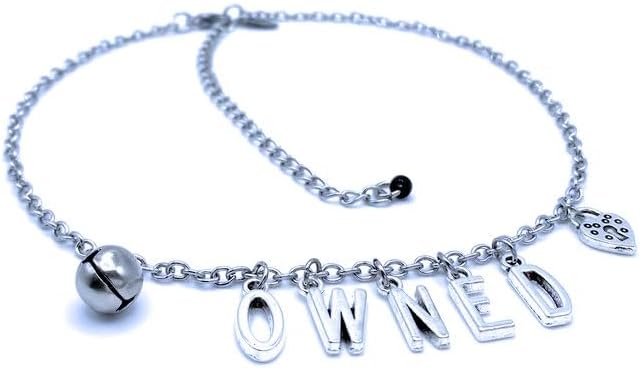 Miniatura 7 de Joyería de pulsera tobillera con dije de cerradura - BDSM Bondage, Acero inoxidable, Ágata