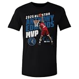 500 LEVEL Anthony Edwards Minnesota Timberwolves 2026 All-Star MVP Shirt (Black, XXXX-Large)