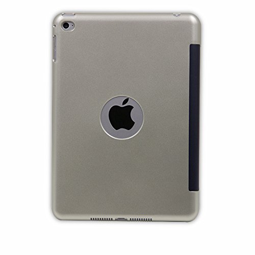 ピーシーエーテック Bluetooth キーボードケースPCカバー キーボードケース360度回転 Macbookに変身 iPad mini 4 専用 シルバー