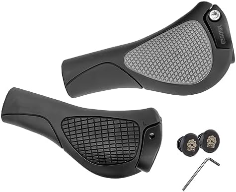 GORIX Bike Ergo Grip Handlebar Handle Grip Lock-on Shock Absorption Bicycle Cycling (GQZ801)