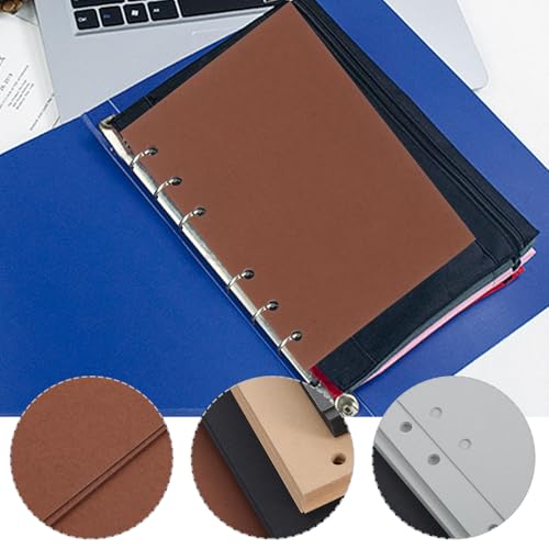 Páginas Interiores de Recambio A6 de 6 Agujeros STOBAZA Papel Blanco Suelto para Cuaderno 7