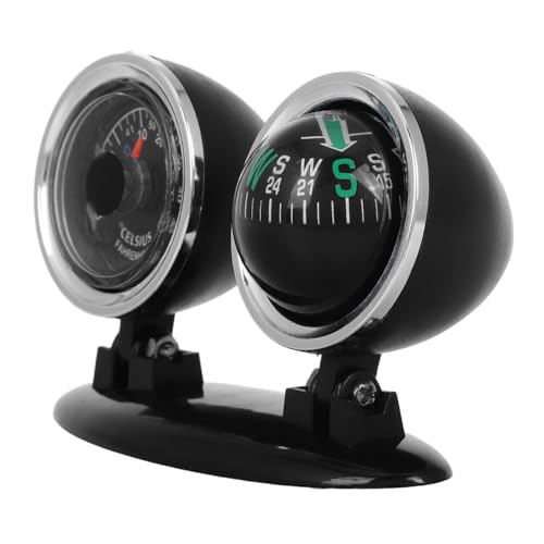 GLEAVI Car Compass Ball Dashboard Mount Vehicle Navigation Marine Auto Compass