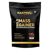 Nakpro Gold Mass Gainer Powder 1 Kg, Double Rich Chocolate 1kg