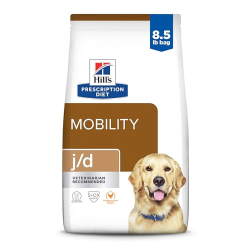Hill's Prescription Diet j/d Joint Care Chicken Flavor Dry Dog Food, Veterinary Diet, 8.5 lb. Bag