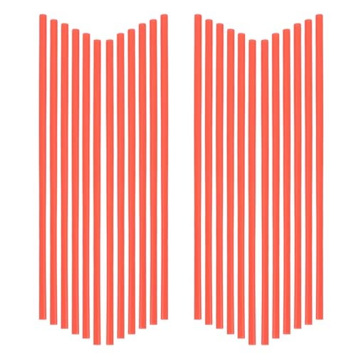 HOLIDYOYO 50個 除錆剤用噴霧器パーツ 赤色交換ストロー 柔軟で変形に強い補修用スプレーノズル 家 車両メンテナンス対応