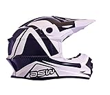 Melhor Capacete de Moto de 2025: Guia de Compra Completo 3 Capacete Moto Cross Asw Concept Preto E Branco 60