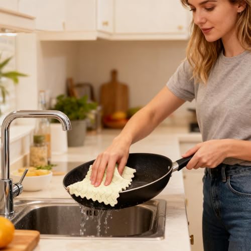 Rollo de microfibra para el hogar: paños extraíbles ideales para vajilla y baño 3