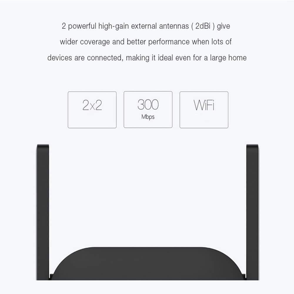 Xiaomi WiFi Extender Pro 300 Mbps Amplificador WiFi, con Enchufe, 300 Mbps, 2.4 GHz