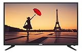 E:Max E390HX-V2 39' Pouces 99 cm TV (TNT, Full Matrix LED Light, HD Téléviseur, Triple Tuner, CI +, HDMI, USB) Design Noir Brillant (modèle 2023)