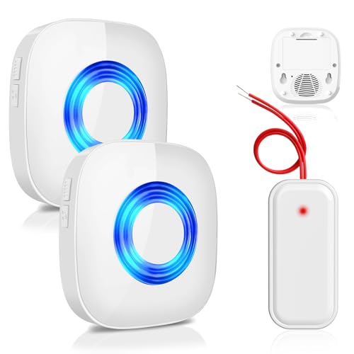 Reenvío de señal inalámbrica, timbre de puerta PHYSEN y reenvío de gong, convertidor de radio para sistemas de timbre existentes, juego de ampliación de timbre inalámbrico (1 WET02 – convertidor