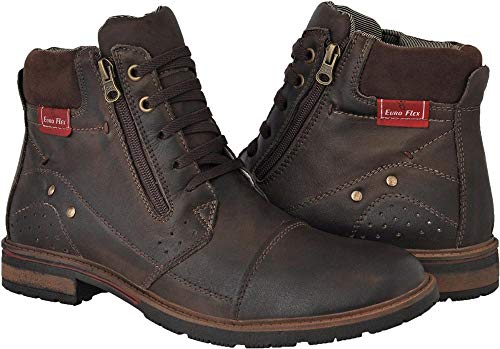 Kit Sapatênis Cano Médio Casual Coturno Couro Masculino Gel Cinza 41