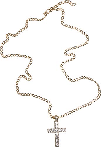 Urban Classics uniseks-volwassene manchetknopen Diamond Cross Necklace - Image 3