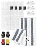14 Pièces Accessoires pour Nettoyeur Vapeur Karcher SC2 SC3 SC4 SC5 Inclus...