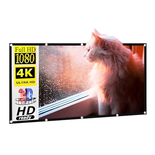 Pantalla de proyector manual 110 pulgadas