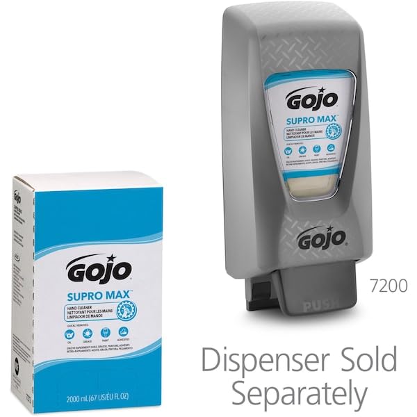 Image of GOJO 7272-04 Supro Max Hand Cleaner 2000 mL Refill for GOJO PRO TDX Dispenser (Pack of 4)
