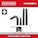 CRAFTSMAN CMXZVBE38640 2-1/2 in. Gutter Cleaning Wet/Dry Shop Vac Attachment Kit, Industrial-Grade Shop Vacuum Accessory for Cleaning or Blowing Debris from Gutters, Fits 2-1/2 in. Hose Diameter