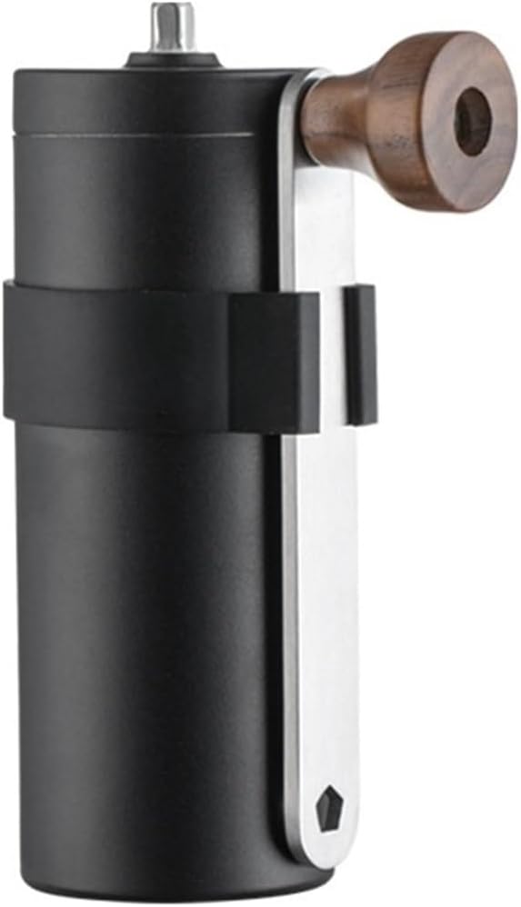 Manual Coffee Grinder, Stainless Steel Burr Mill, Portable & Easy Clean Maker(Aged color)