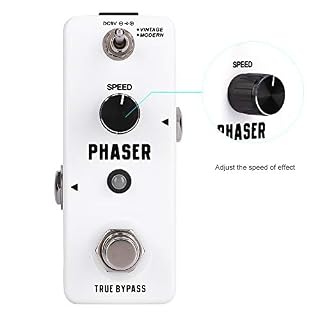Pédale d’effet guitare DC 9V, pédale d’effet Phaser, prise jack 6,35 mm pour les performances en direct en intérieur - Les Beatles, Paul McCartney, John Lennon, RIngo Starr, George Harrison Pédale d'effet guitare DC 9V, pédale d'effet Phaser, prise jack 6,35 mm pour les performances en direct en intérieur – Image 2