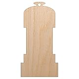 Sniggle Sloth Pepper Grinder Solid Unfinished Craft Wood Holiday Christmas Tree DIY Pre-Drilled Ornament