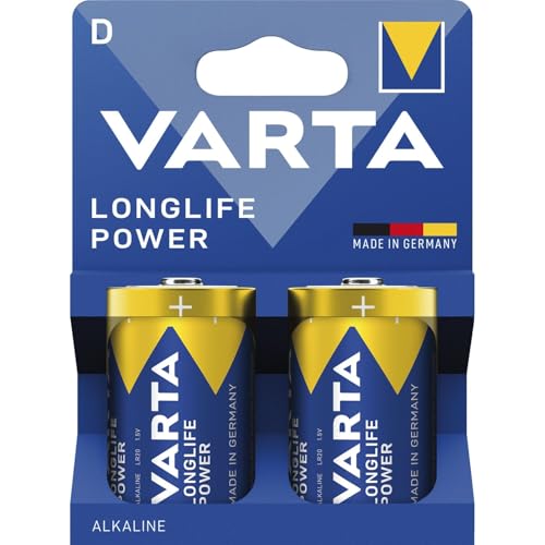 Piles grand format Varta Longlife Power D dotées d'une autonomie longue durée