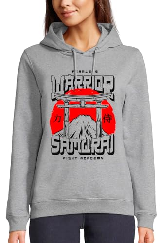 Sweat à capuche Torii japonais pour femme inspiré du combat samouraï