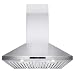 FIREBIRD Stainless Steel 30" Euro Style Island Mount Range Hood LED Screen