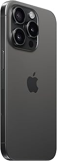 Apple iPhone 15 Pro, US Version, 512GB, Black Titanium for Boost Mobile (Renewed Premium)