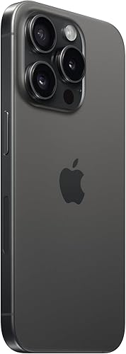 Apple iPhone 15 Pro, 128 GB, titanio negro - T-Mobile (renovado Premium)