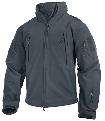 Rothco Special Ops Tactical Soft Shell Jacket, M, Gun Metal Grey