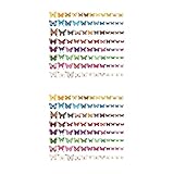 DIYEAH 2 Sätze Realistischer Schmetterling Wandaufkleber Aufkleber Für Die Küche Zu Hause Wandtattoo Kühlschrank Magnetaufkleber Wandmagnet Aufkleber PVC 96 Stück * 2