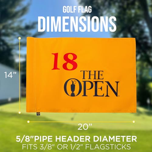 image for CoGolfing Standard TheOpen Golf Flag, Tube Insert, 14x20 Inch 420D Nyl