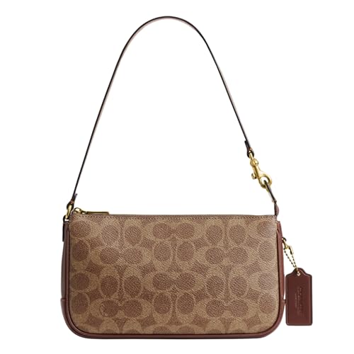 Coach Bolsa Plaza, B4/marrom marrom, One Size, Bolsa Plaza em tela exclusiva