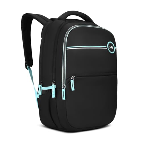 Image of Skybags Thrive 17 Inch Compatible Laptop Backpack 30L | 3 Compartments with Quick-Access Front Pocket | Padded Back Panel & Side Bottle Pockets | Office & Travel Backpack for Men & Women