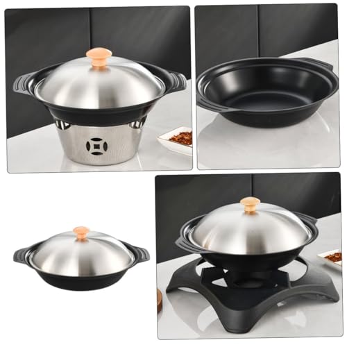 Wok compacto de hierro IMIKEYA con doble asa miniatura 4