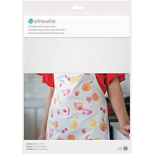 Silhouette America Print-FAB Heat Transfer Fabric 8.5X11 2PK