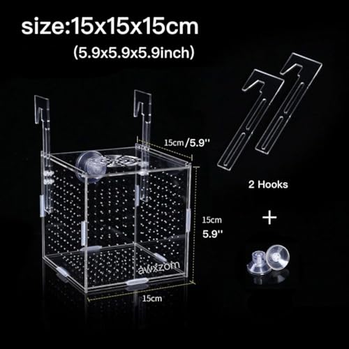 image for AWXZOM Acrylic Fish breeding Box, Acrylic Fish Isolation Box, Fish Sep